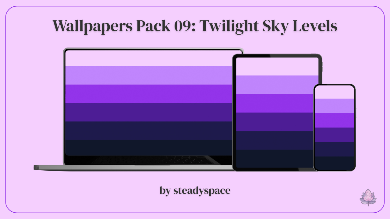 Wallpaper Pack 09: Twilight Sky Levels