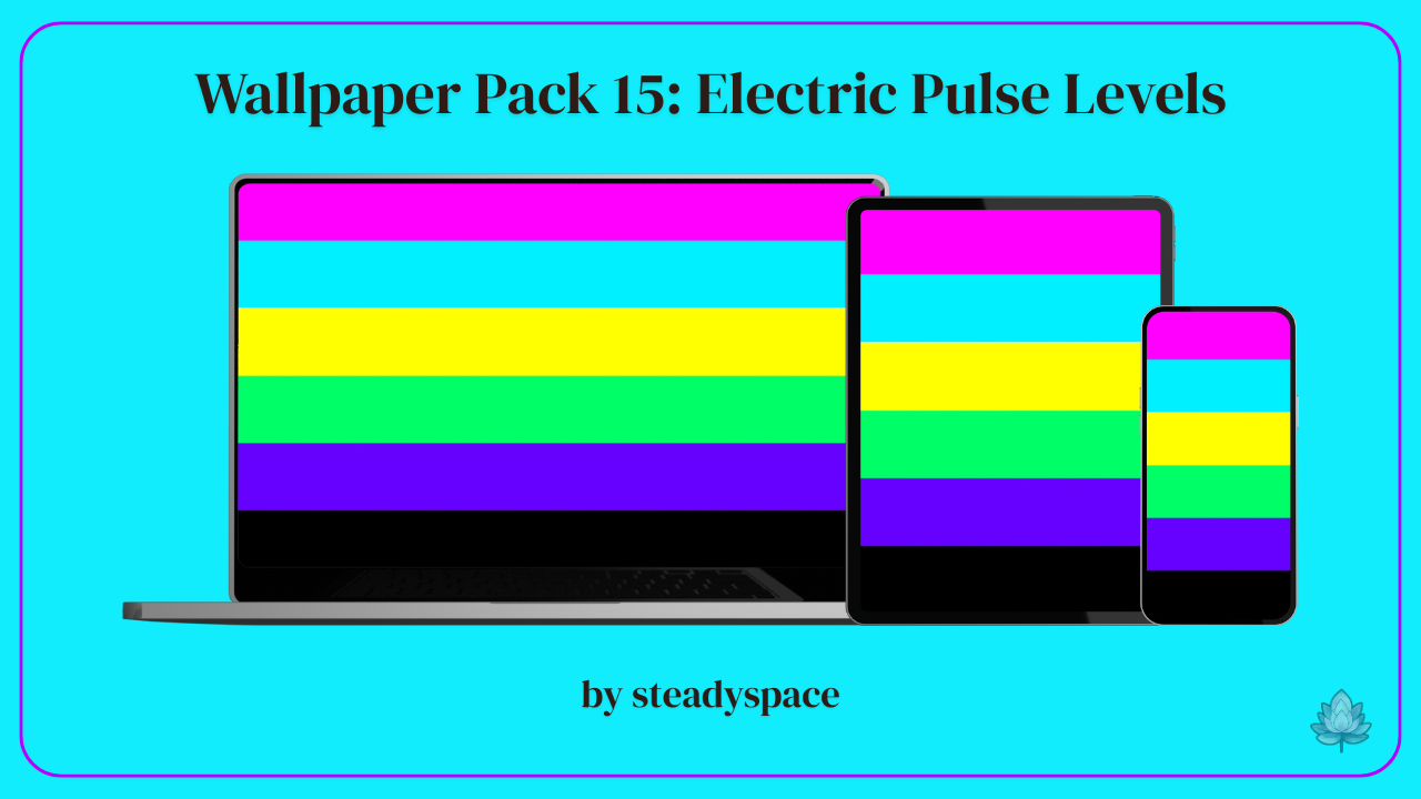 Wallpaper Pack 15: Electric Pulse Levels