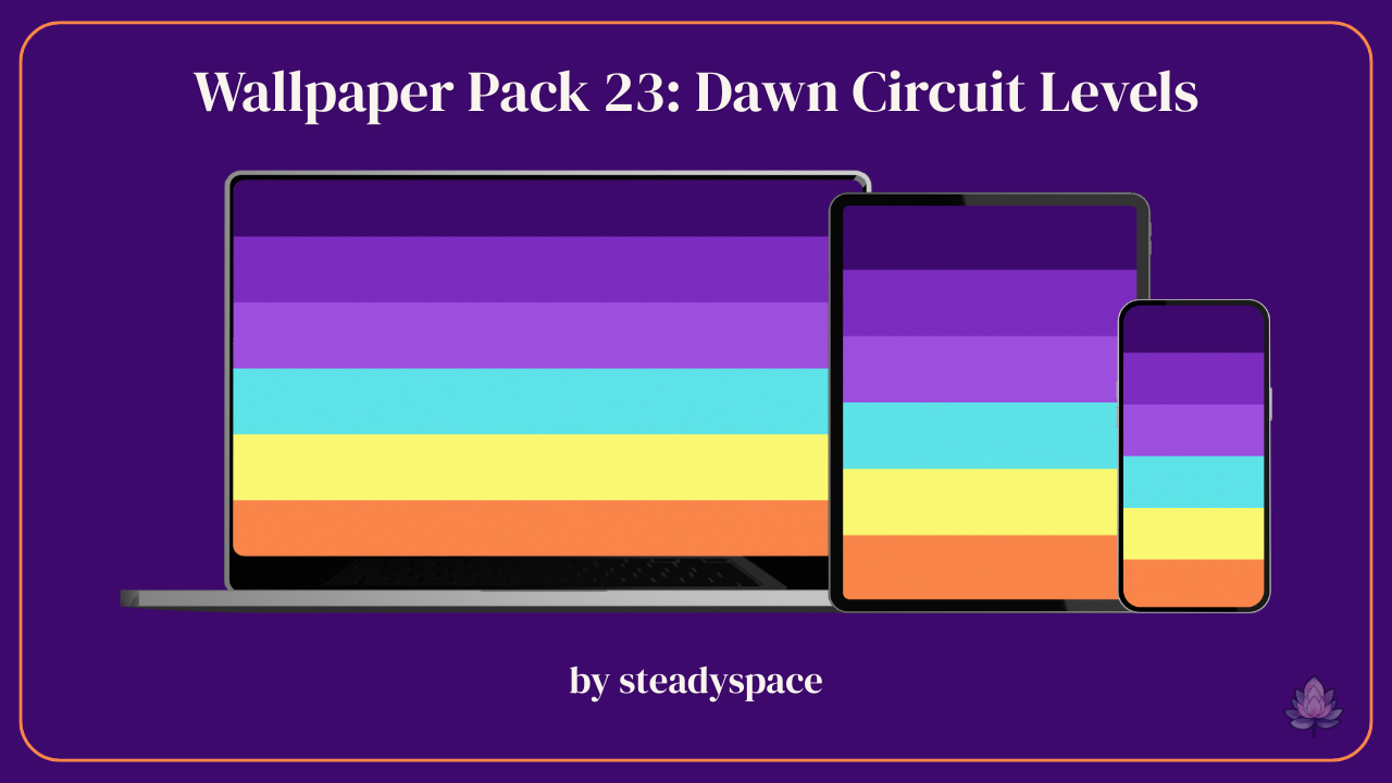 Wallpaper Pack 23: Dawn Circuit Levels
