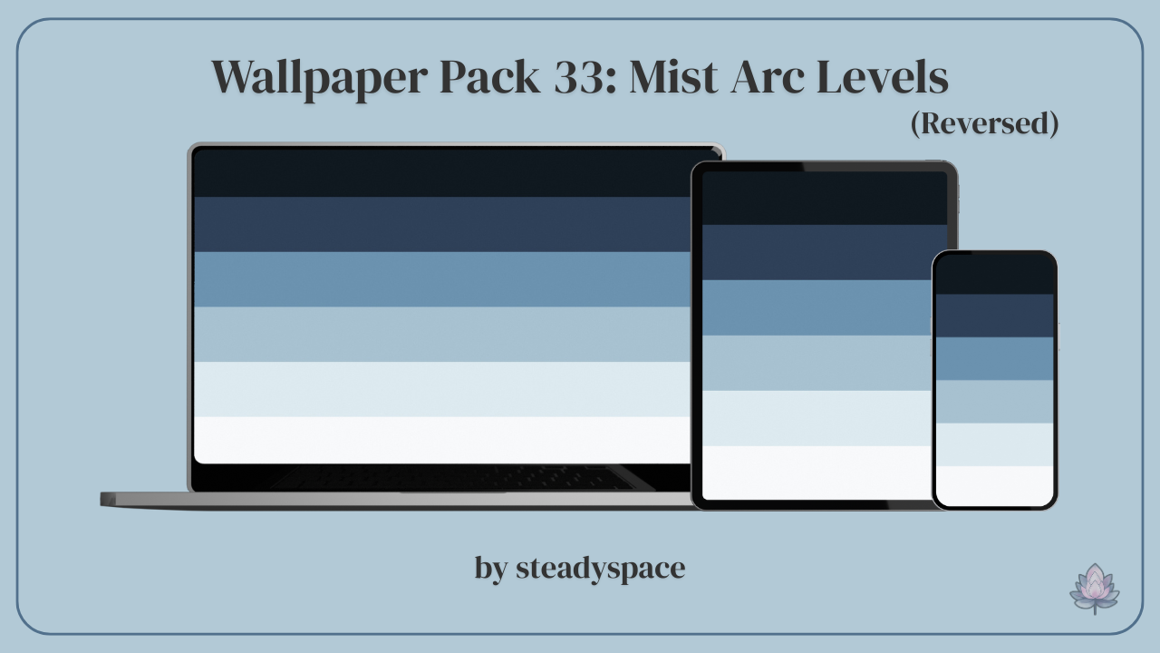 Wallpaper Pack 33: Mist Arc Levels — Reversed
