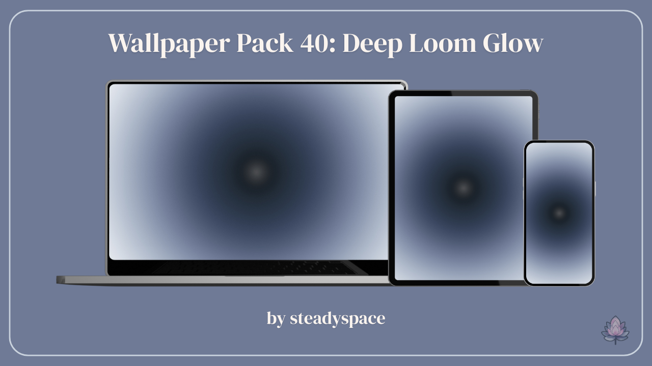 Wallpaper Pack 40: Deep Loom Glow