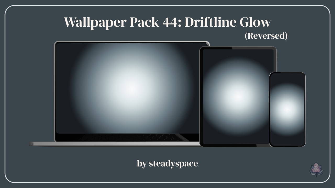 Wallpaper Pack 44: Driftline Glow — Reversed