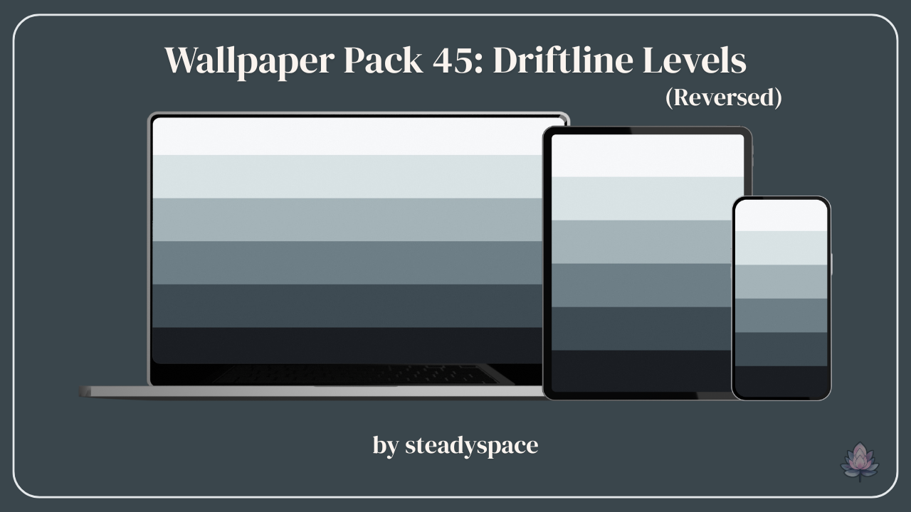 Wallpaper Pack 45: Driftline Levels — Reversed