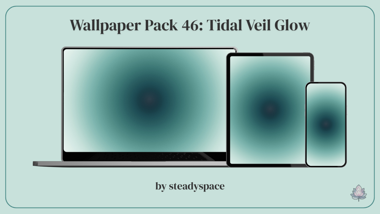 Wallpaper Pack 46: Tidal Veil Glow