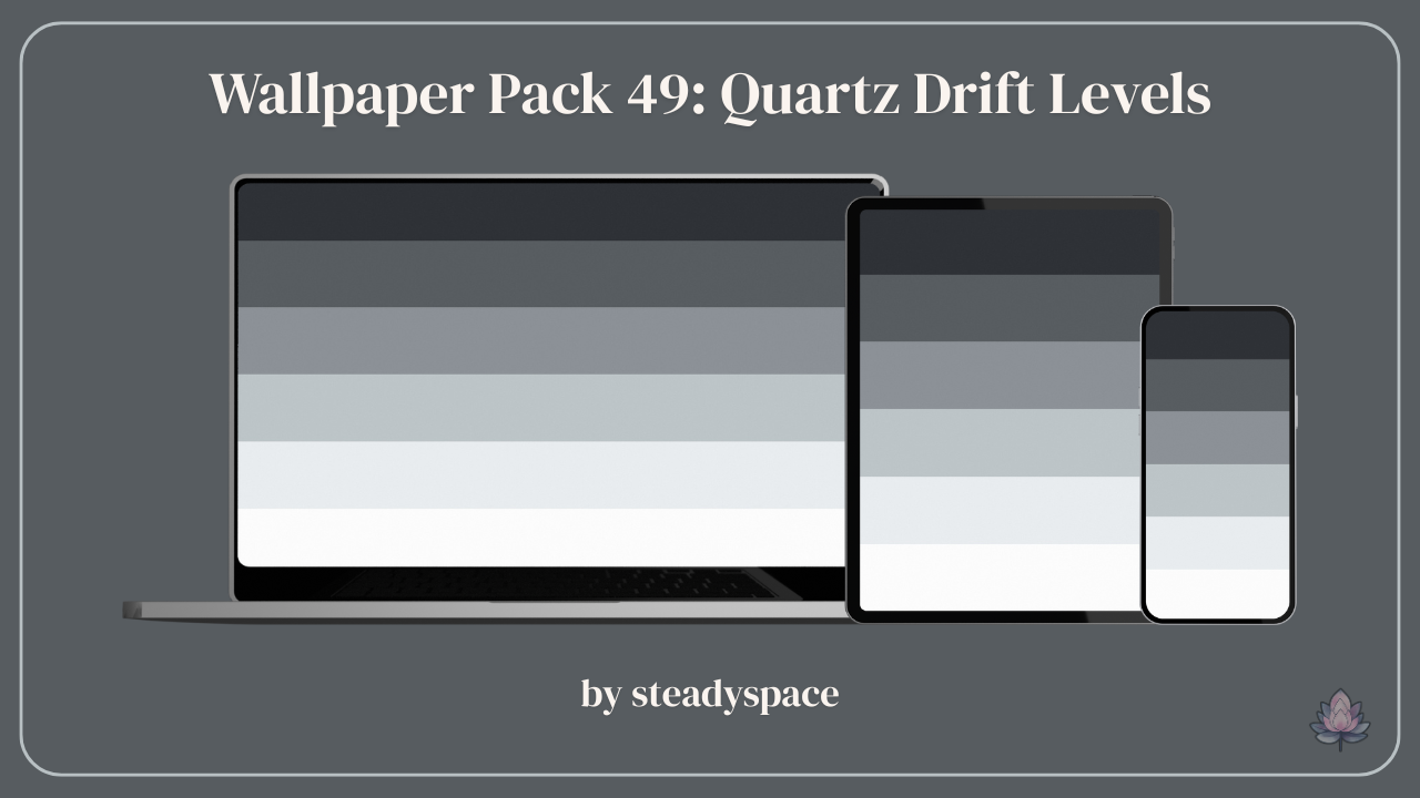 Wallpaper Pack 49: Quartz Drift Levels