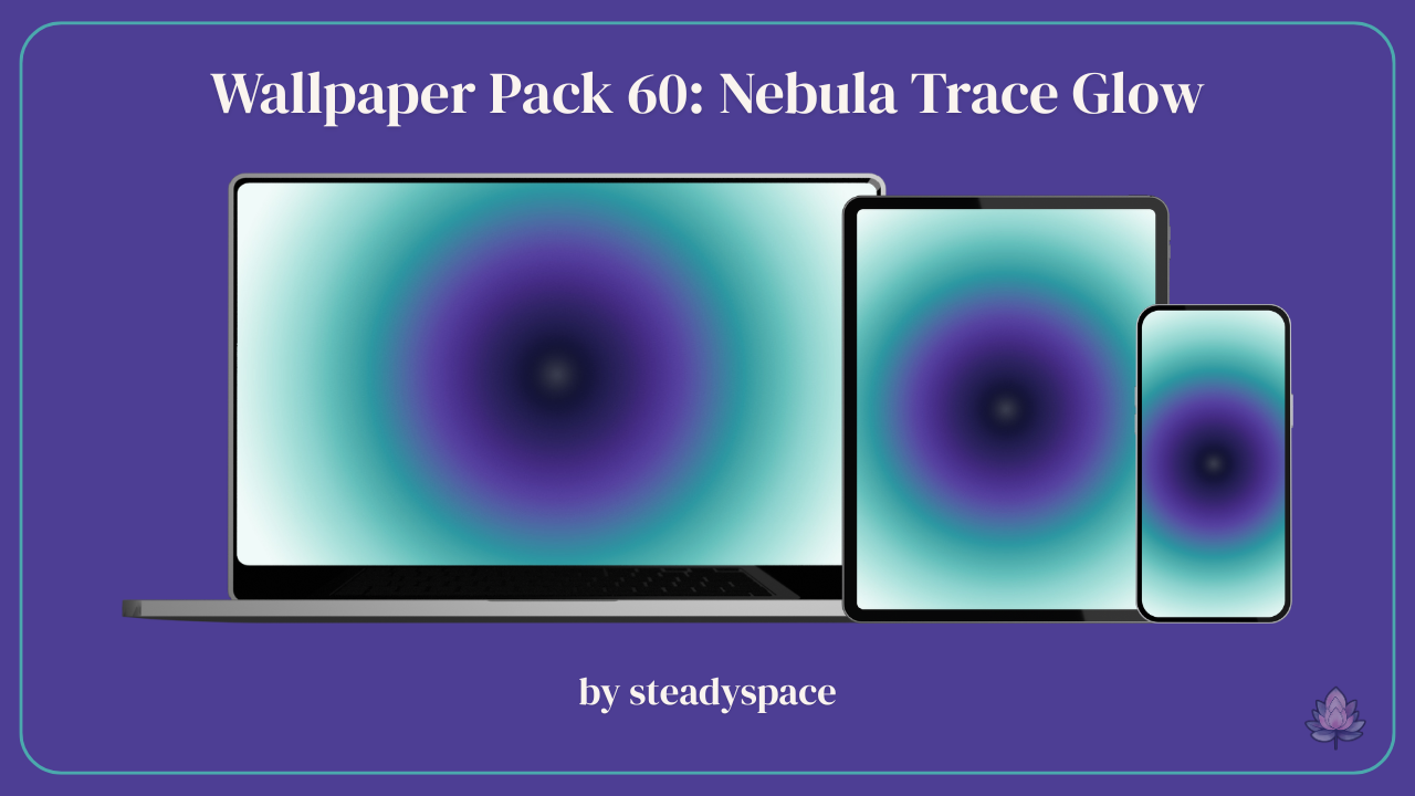 Wallpaper Pack 60: Nebula Trace Glow