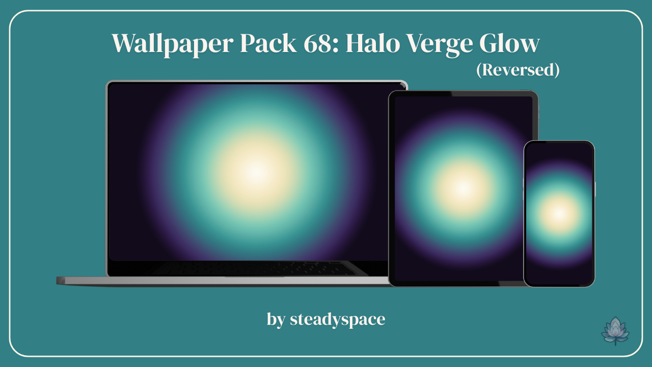 Wallpaper Pack 68: Halo Verge Glow — Reversed