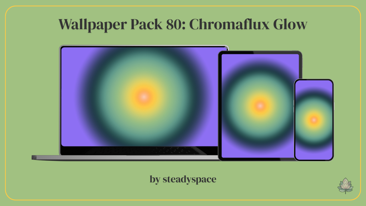 Wallpaper Pack 80: Chromaflux Glow