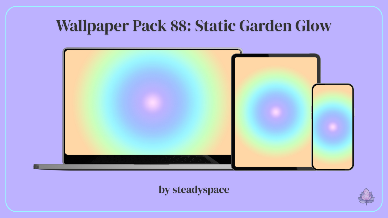 Wallpaper Pack 88: Static Garden Glow