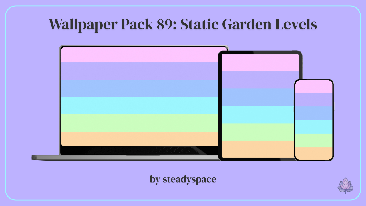 Wallpaper Pack 89: Static Garden Levels